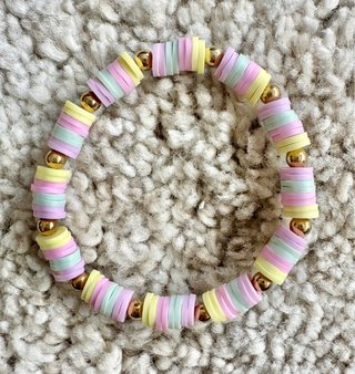 Lote 6 pulseras multicolor