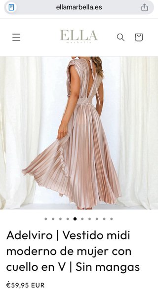 Vestido de fiesta ELLA MARBELLA verde