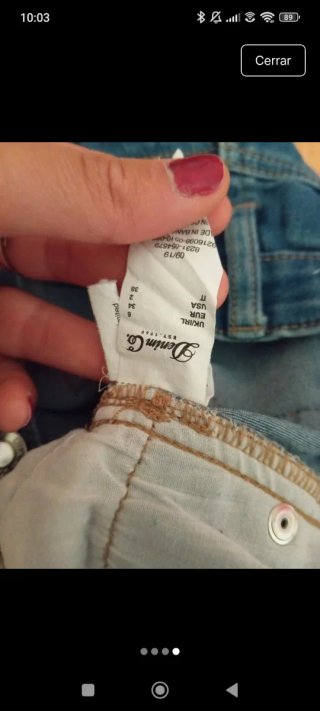 Pantalón corto vaquero