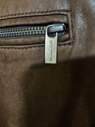 Chaqueta de cuero Massimo Dutti