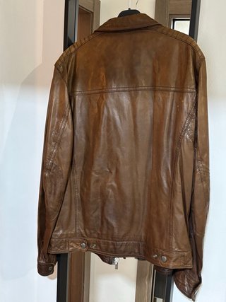 Chaqueta de cuero Massimo Dutti