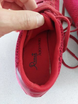 Zapatos de baile rojos hombre talla 42