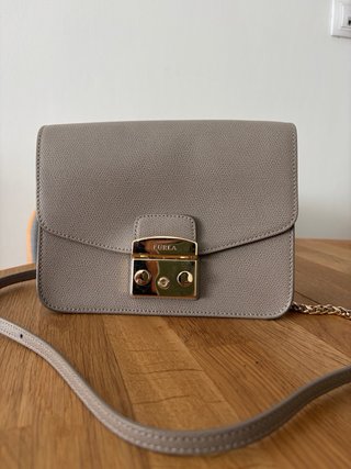 Bolso Furla Gris perla
