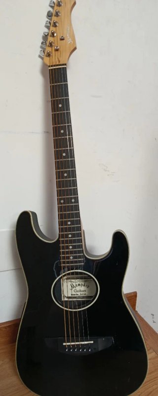 Guitarra Electroacústica Memphis Negra