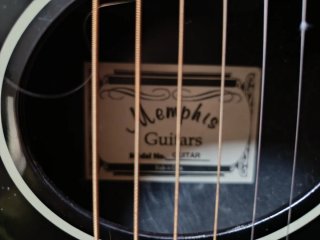 Guitarra Electroacústica Memphis Negra