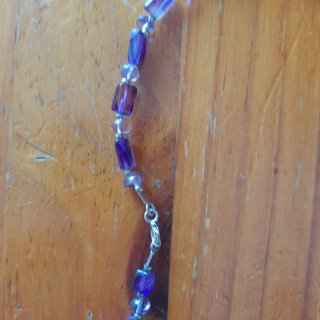 Conjunto amatista y plata 925 collar y pulsera