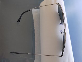 Gafas de sol aviador plateadas