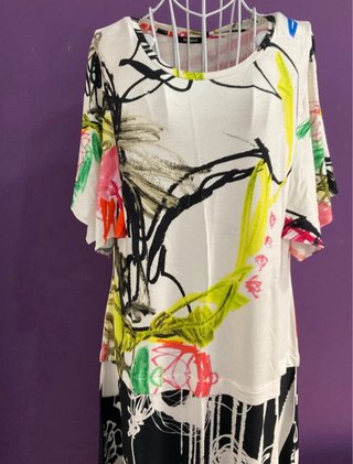 Vestido Desigual Verano Talla L