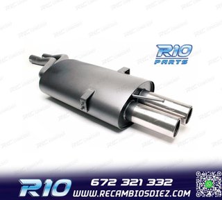 SILENCIOSO ESCAPE BMW SERIE 3 E46 2000- x2 BIS