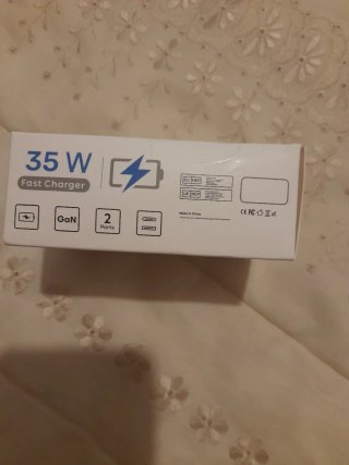 Cargador ASOMETECH 35W USB-C PD Amarillo,nuevo sin