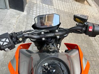 Despiece KTM 790 Duke Motor con la culata rota.
