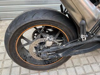 Despiece KTM 790 Duke Motor con la culata rota.