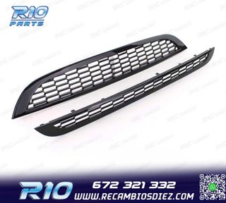 PARRILLA MINI COOPER S 01-06 NEGRO BRILLO