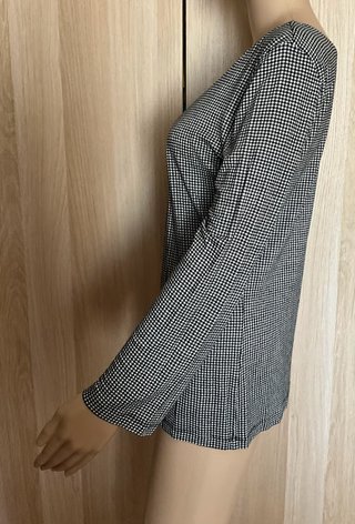 Camicia Max Mara Donna Tg S Cotone Bianco Nero