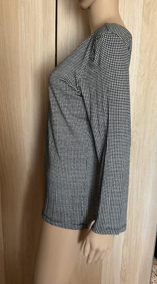 Camicia Max Mara Donna Tg S Cotone Bianco Nero