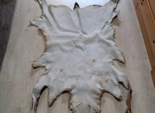 Alfombra de piel vintage