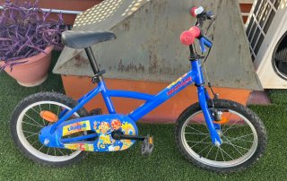 Bicicleta infantil azul Decathlon