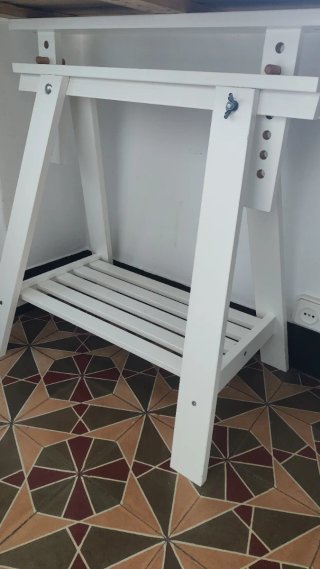 Caballetes Ikea Blanco. 2 unidades.