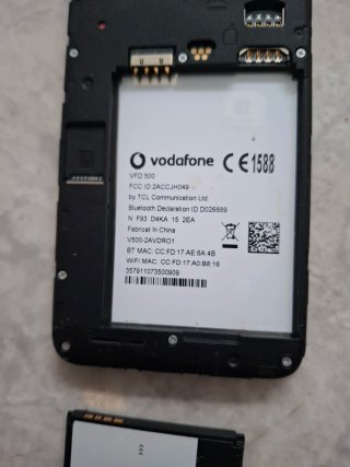 Regalo Vodafone Smart Turbo 7 para piezas si compr