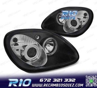 FAROS MERCEDES CLASE SLK R170 96-04 OJOS ANGEL CCFL FONDO NE