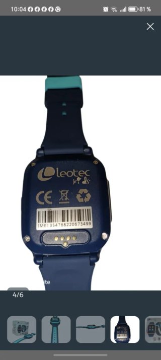 Reloj Leotec para niños GPS