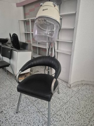 Butaca de peluquería vintage