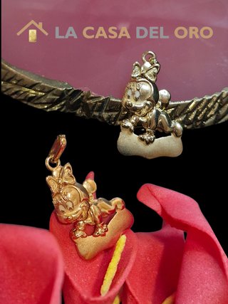 Colgante Minnie Mouse Oro