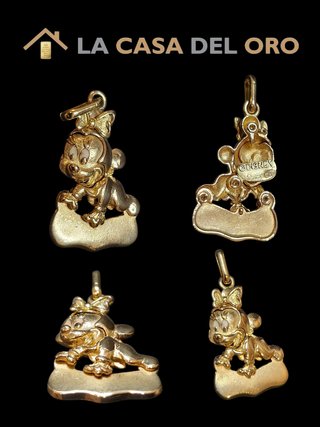 Colgante Minnie Mouse Oro