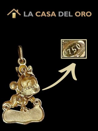 Colgante Minnie Mouse Oro