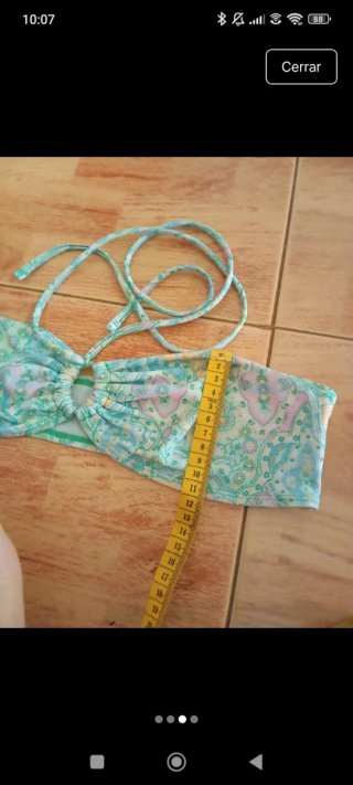Parte de arriba bikini estampado