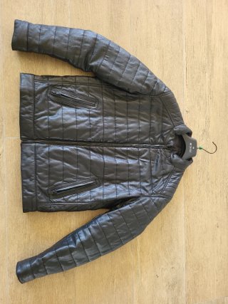 Chaqueta de cuero massimo dutti