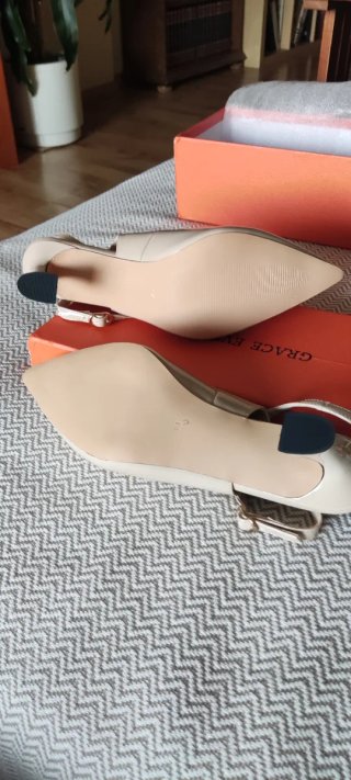 Zapatos de vestir mujer beige