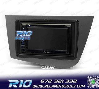 MARCO RADIO 2 DIN GRIS PARA SEAT LEON 05-12