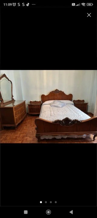 Armario de madera maciza 4 puertas