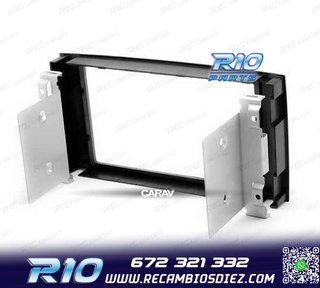 MARCO NEGRO RADIO 2-DIN PARA VOLKSWAGEN VW TOUAREG 02-10 T5