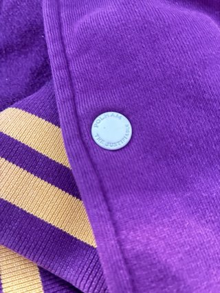 Cazadora Polham Unisex Talla M Morado/Blanco