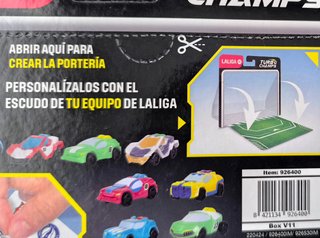 10 coches Turbo Champs LaLiga Soccer (PRECINTADO)
