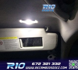 KIT 13 BOMBILLAS LED INTERIOR PARA SEAT LEON MK2 1 P 1P1 05-