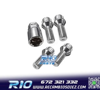 TORNILLOS ANTIRROBO CORTOS 12X125 CÓNICO