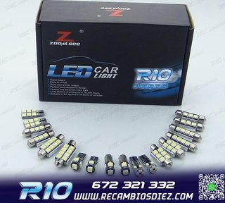 KIT 19 BOMBILLAS LED INTERIOR PARA MERCEDES CLASE ML W164 ML