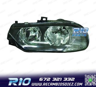 FARO IZQ ALFA ROMEO 156 97-03 FONDO NEGRO
