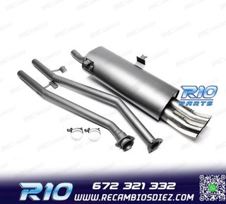 SILENCIOSO ESCAPE BMW SERIE 3 E30 L4 1982-1993 x2 DTM
