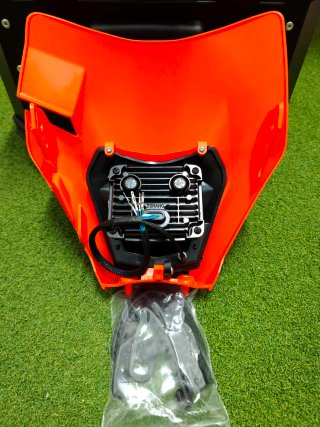 Careta KTM Faro LED Naranja Homologado