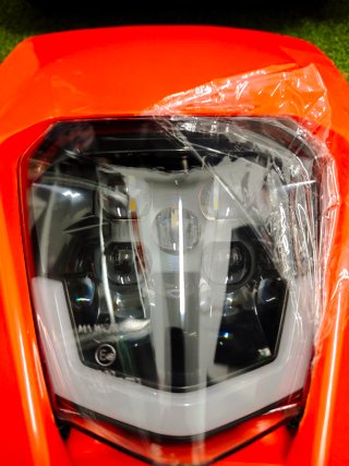 Careta KTM Faro LED Naranja Homologado