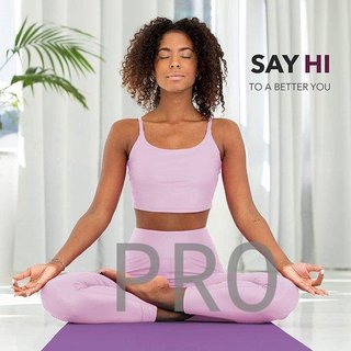 Esterilla de yoga - lila-rosa