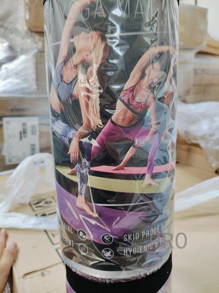 Esterilla de yoga - lila-rosa