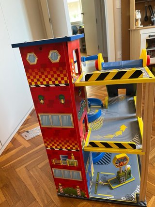 KidKraft Garaje madera, circuito coches hotwheels