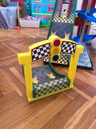 KidKraft Garaje madera, circuito coches hotwheels