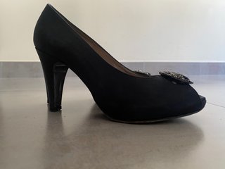 Zapatos de fiesta Luxaf negros con pedrería