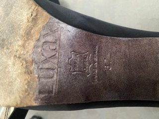 Zapatos de fiesta Luxaf negros con pedrería